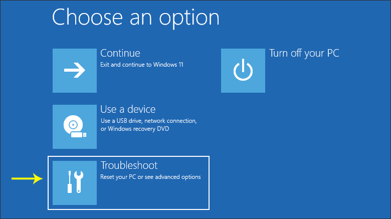 Factory Reset Windows 11